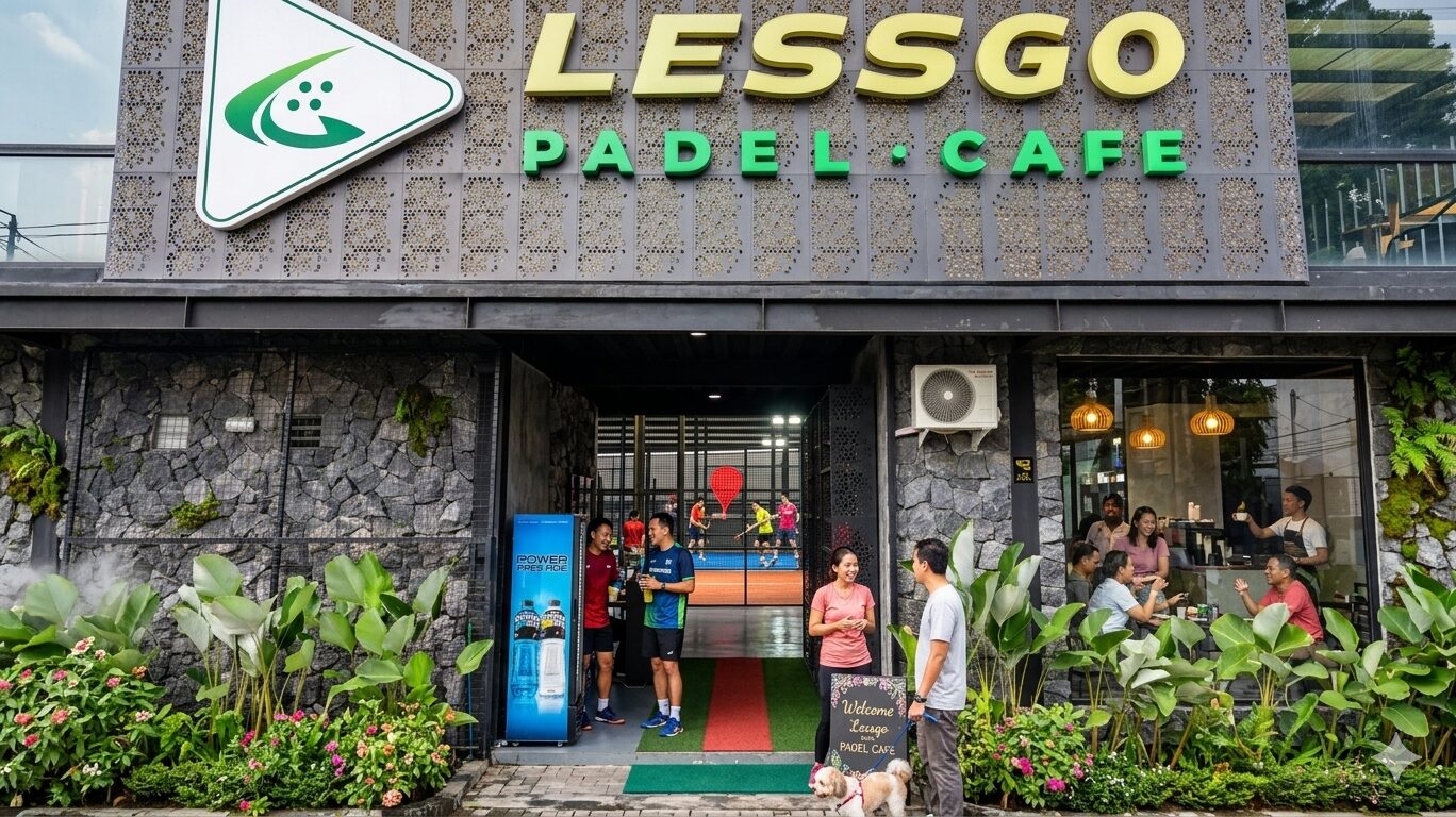 Etalase LESSGO Padel & Cafe